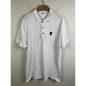 Versace Collection White Pique Cotton Polo Shirt - XXL